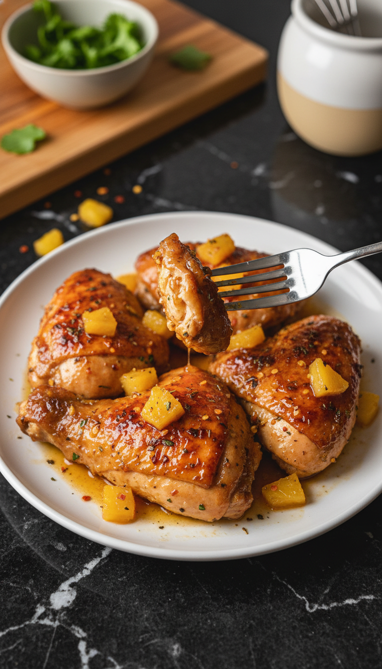 Sweet Pineapple Baked Chicken