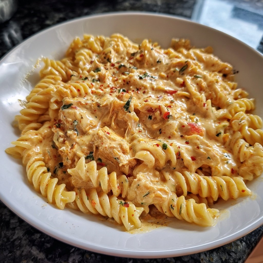 Creamy Cajun Chicken Noodles