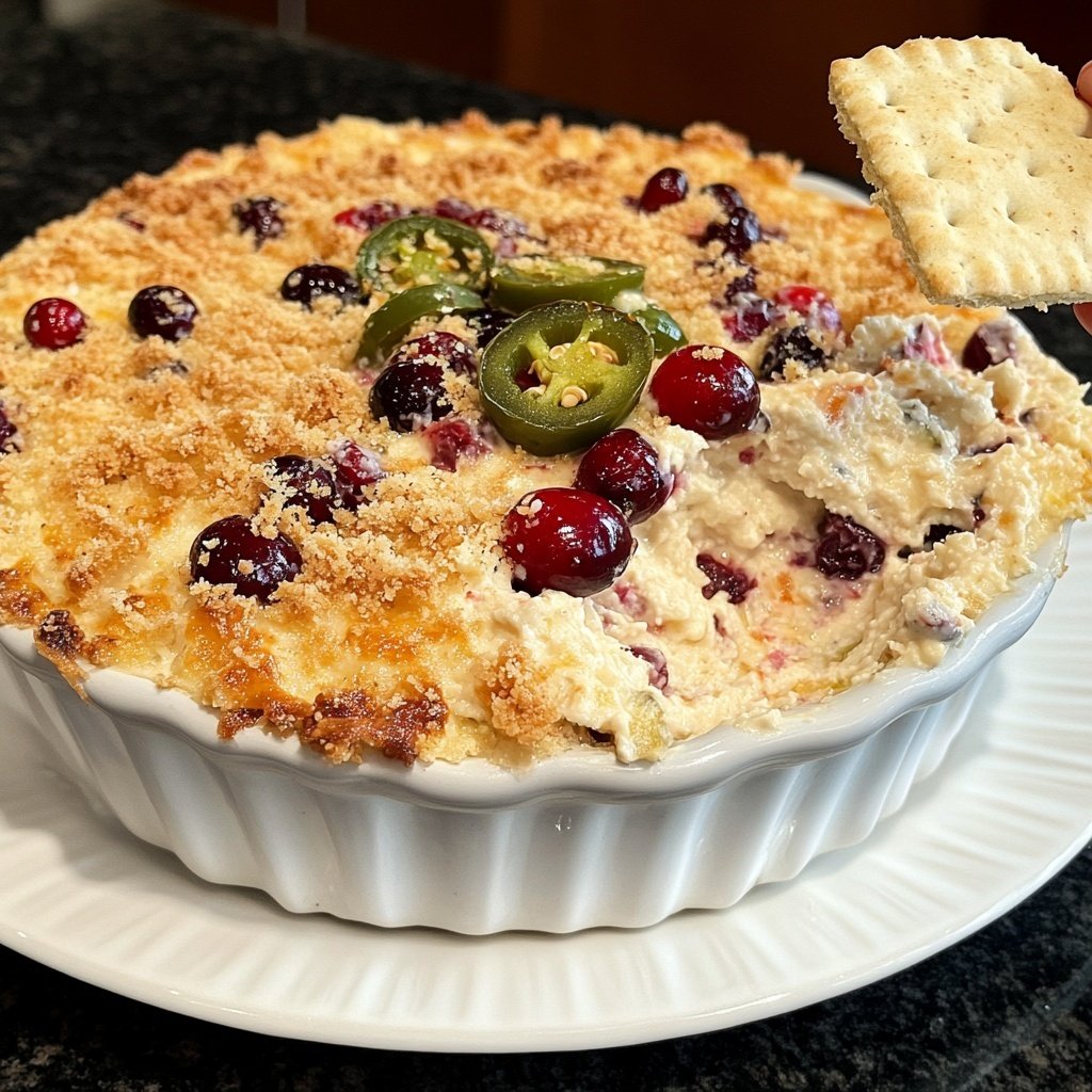 Quick Cranberry Jalapeno Dip