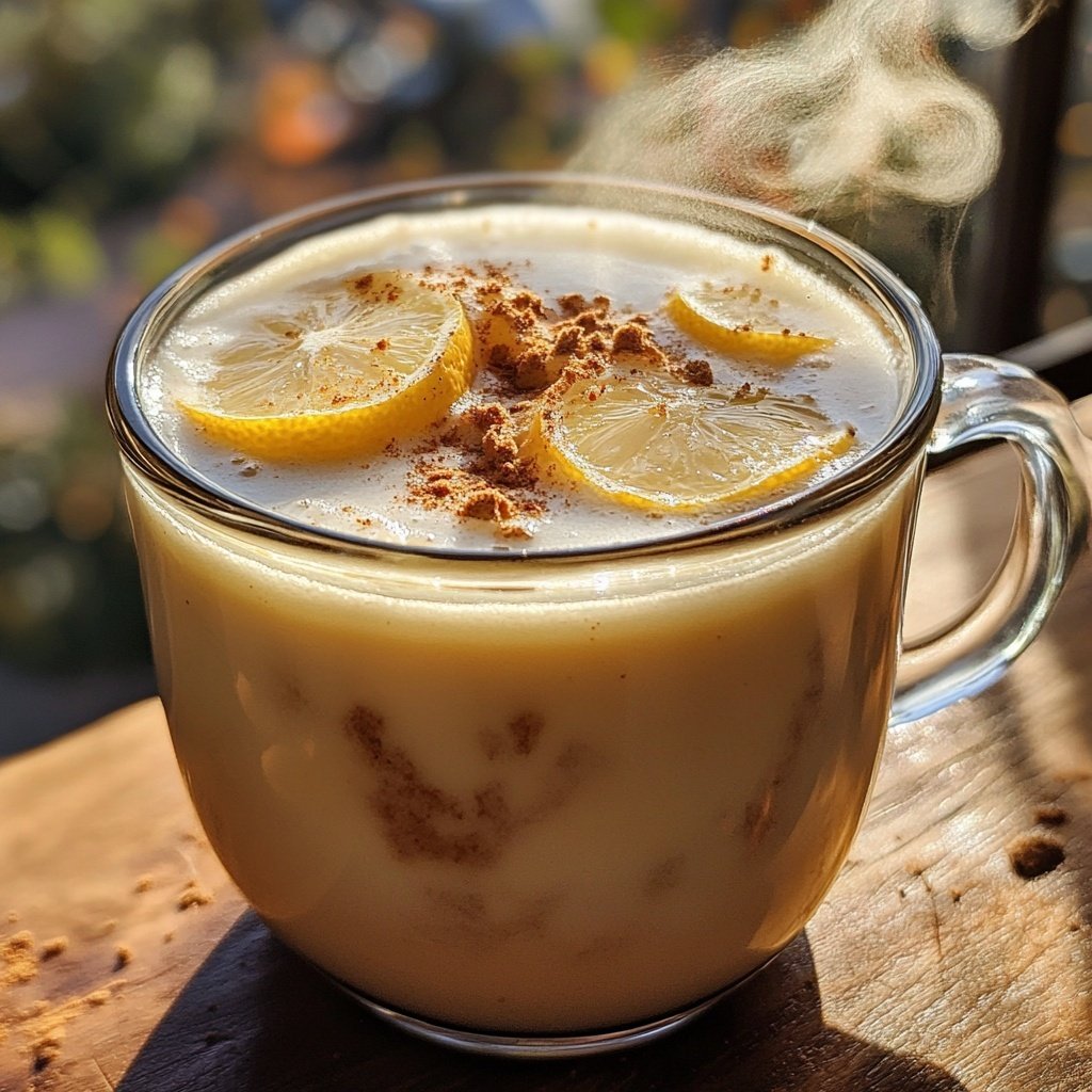 Gingerbread-Spiced Hot Lemonade