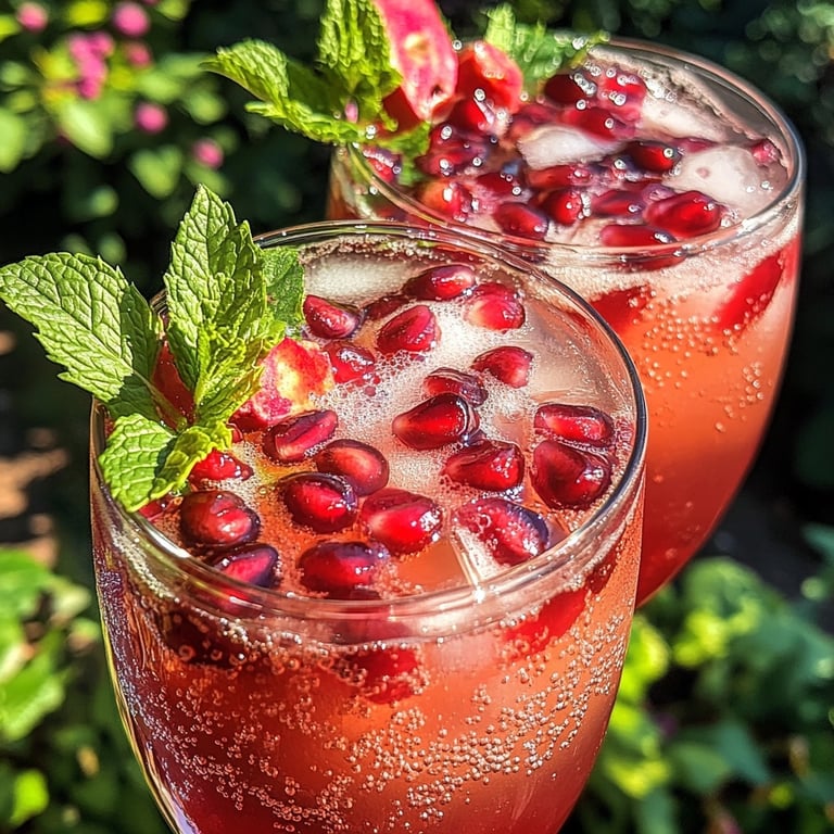 Pomegranate Vodka Spritz Cocktail Recipe