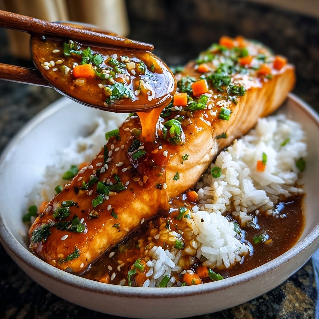 Salmon Teriyaki Rice Bowl