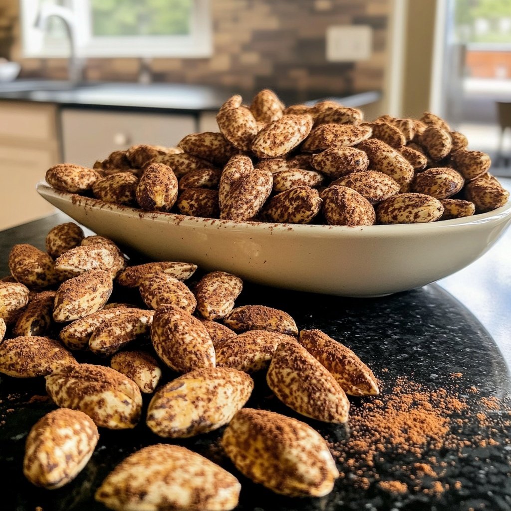 Mexican Hot Cocoa Spiced Nuts