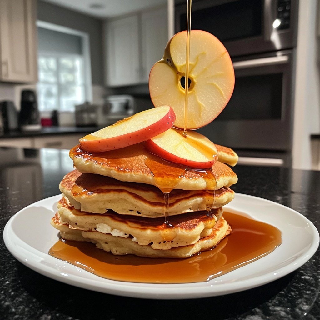 Apple Ricotta Pancakes