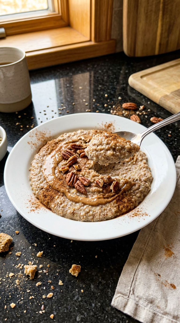 Keto Cinnamon Flaxseed Porridge