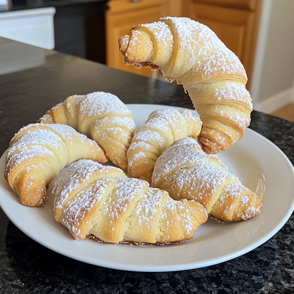 Buttery Vanilla Crescent Cookies