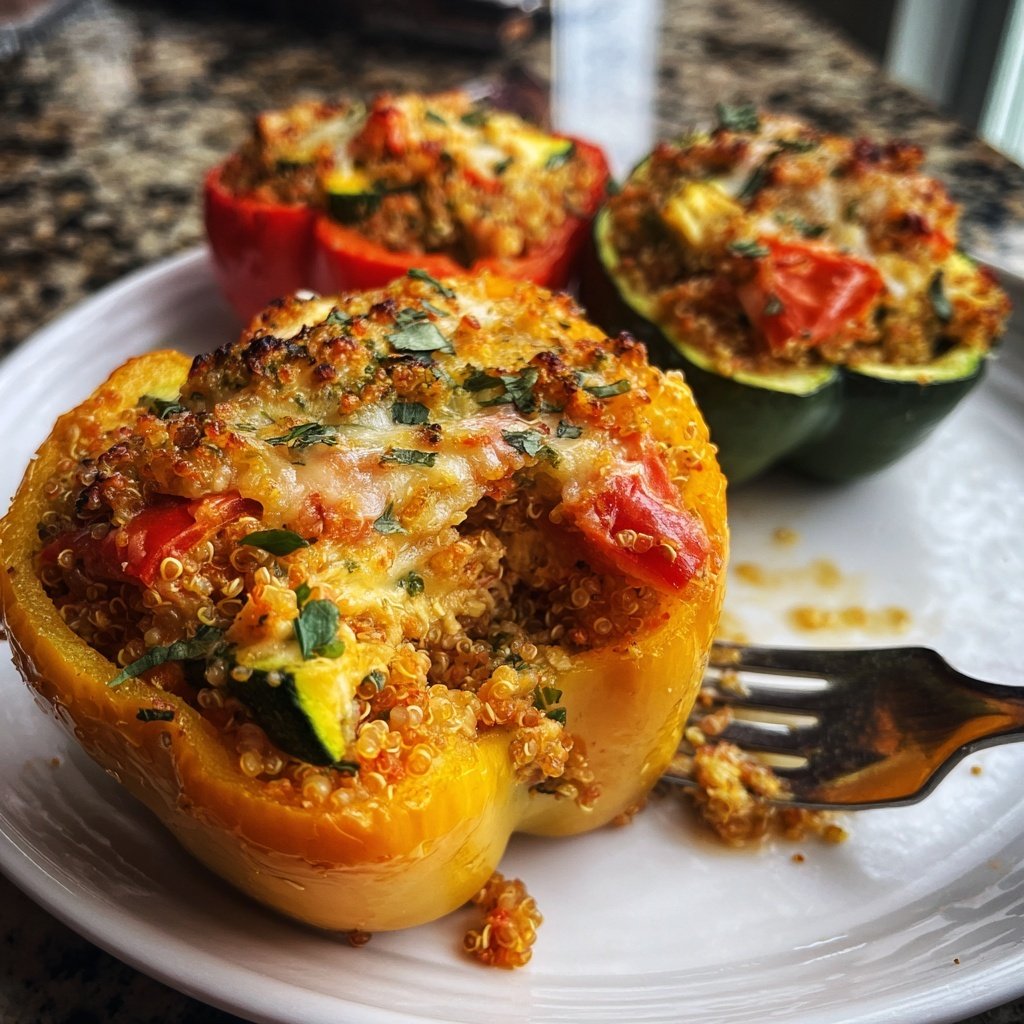 Savory Vegetable Stuffed Peppers