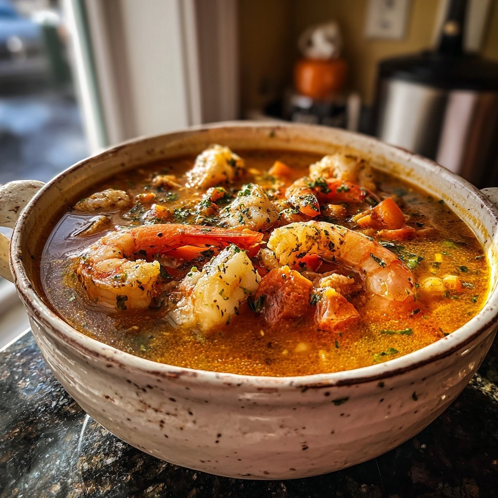 Seafood Bouillabaisse French Stew
