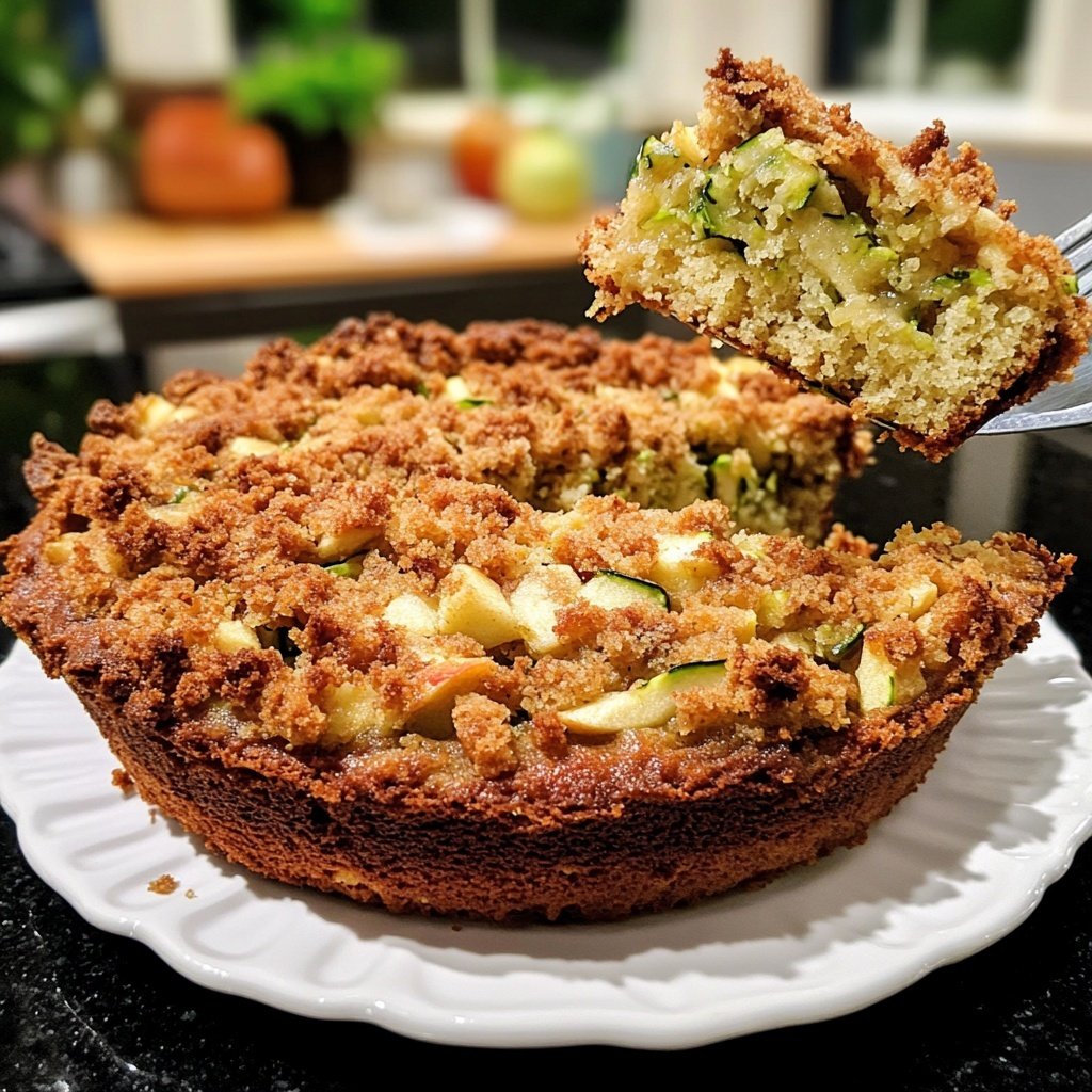 Apple Zucchini Coffee Cake