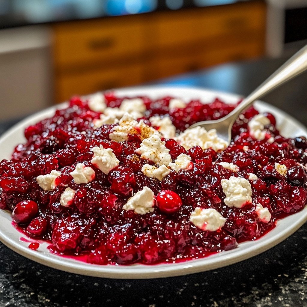 Five-Spice Cranberry Relish with Goat Cheese