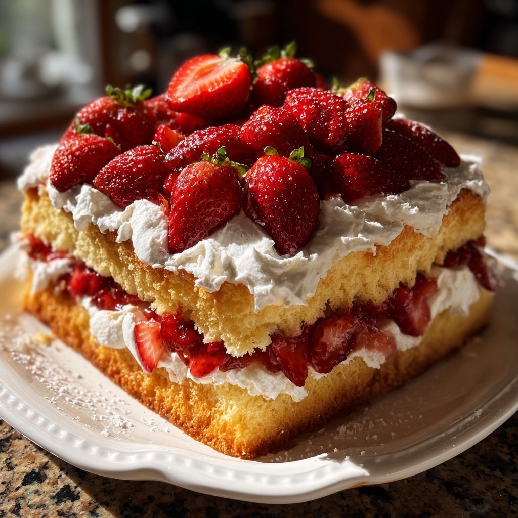 Vegan Strawberry Shortcake with Coconut Cream