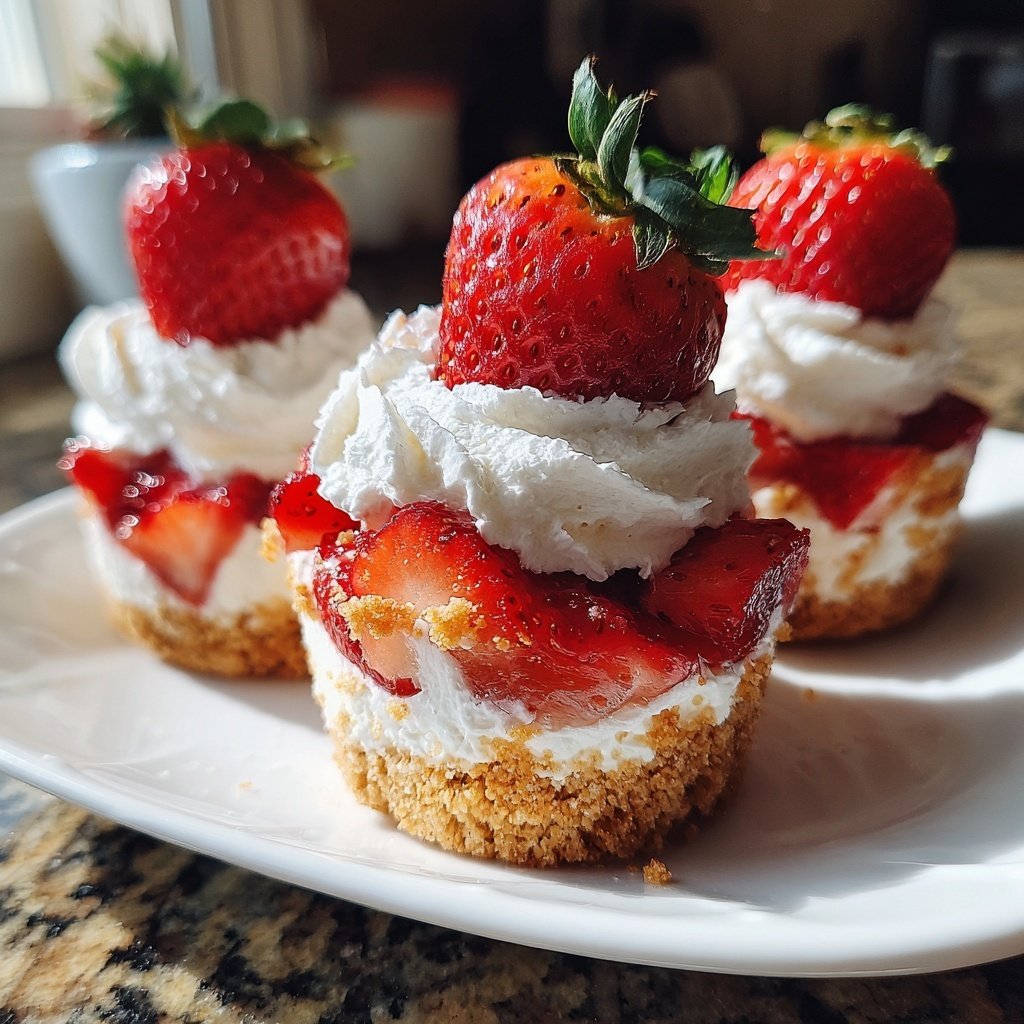 Mini Strawberry Shortcake Cups